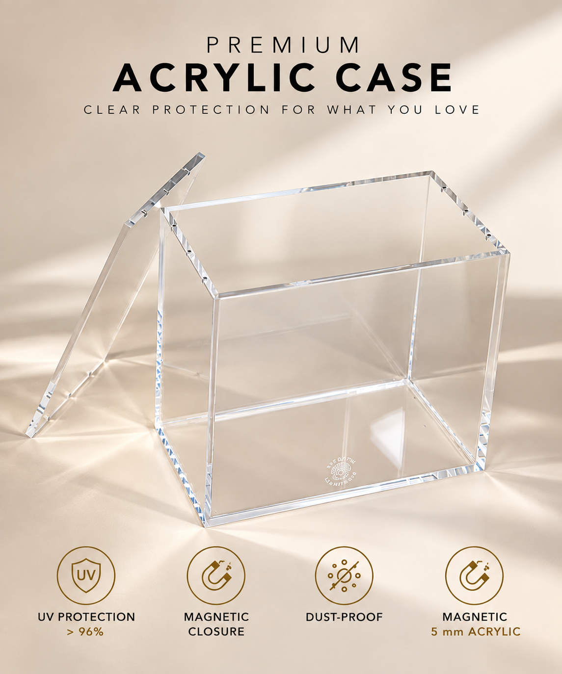 ✨ Premium Acrylic Protection Box – 2